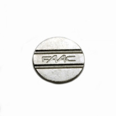 Jeton munt 28mm met Groeven Faac