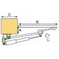 Pantograaf Inox 402 95° 1200 MM.